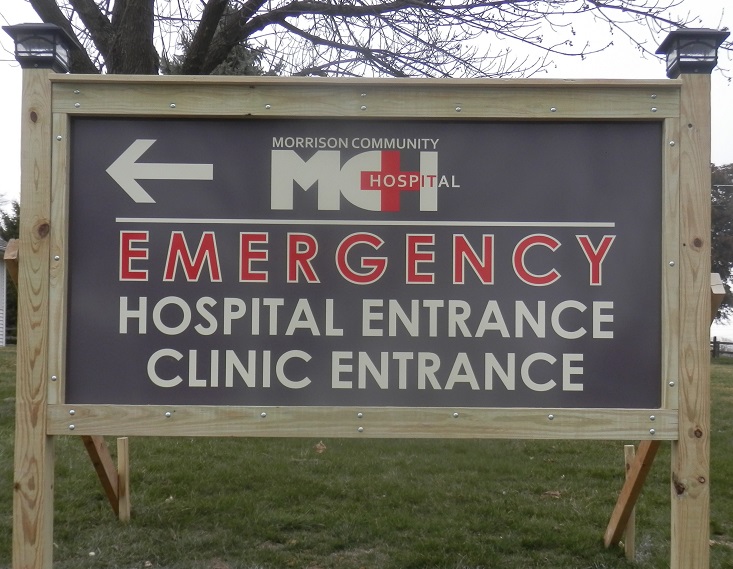 New Morrison Community Hospital Sign