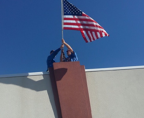 American Legion’s Patriotic Gift is Raised