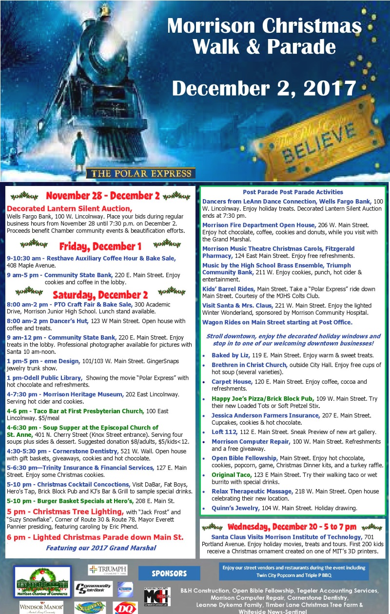 2017 Morrison Christmas Walk Events
