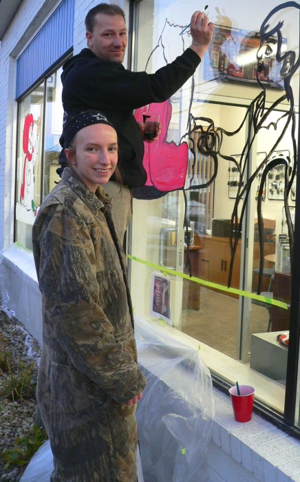 Window Painting at Kunes Country