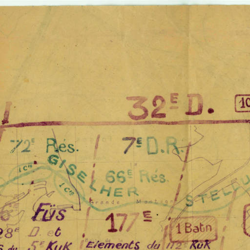 Illinois State Archives Repaired and Digitized WWI Maps