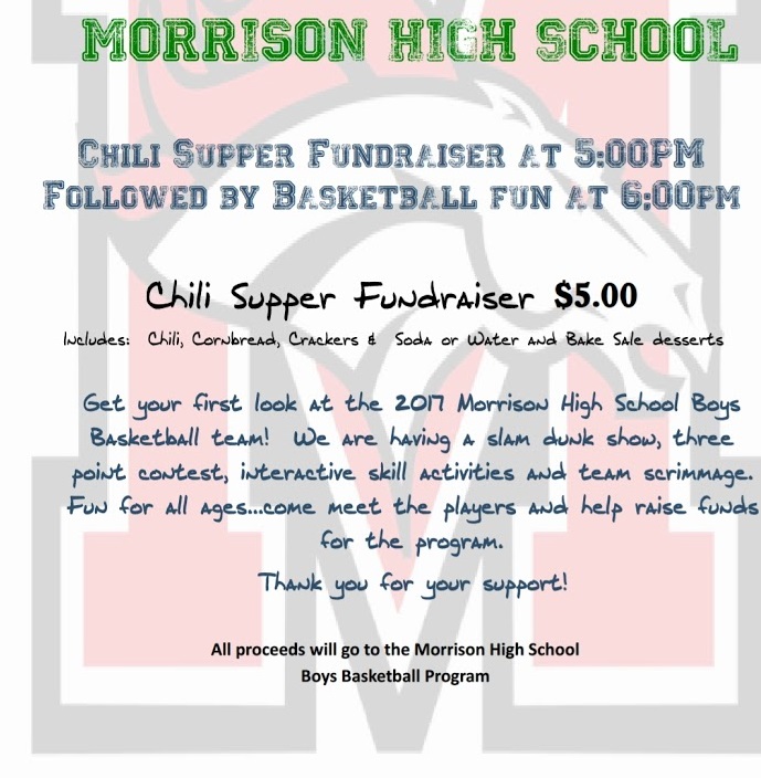 Chili Supper and Basketball Sneak Peek November 17