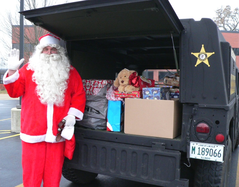 Santa and His Deputies Delivered Joy