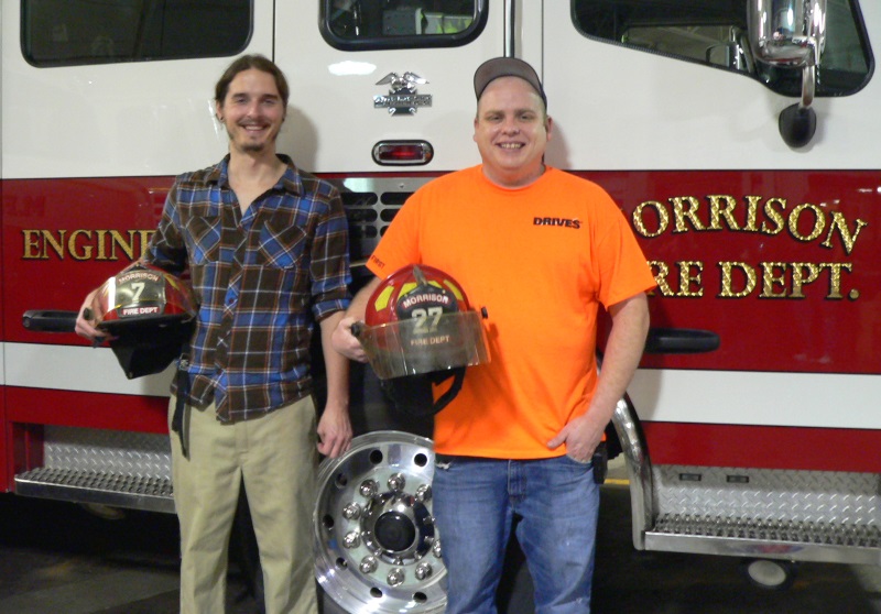 New Fire Fighters Dykstra and Van Zuiden