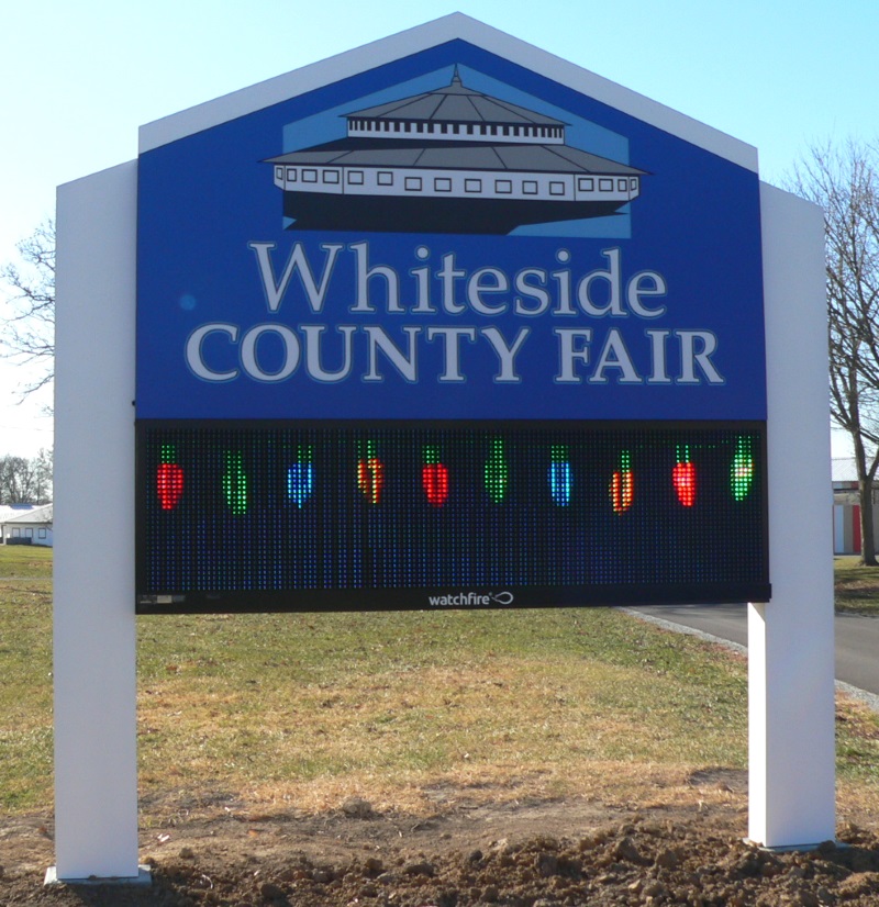 New Signage Beautifies Fairground Entrance