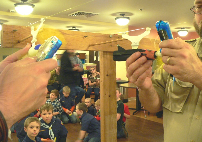 Cub Scouts Hold Space Derby