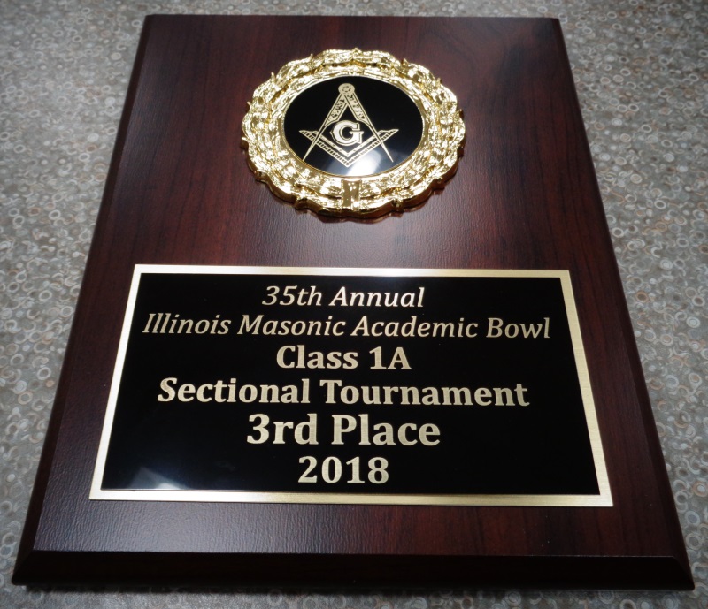 Scholastic Bowl Earns Third Place in Sectional