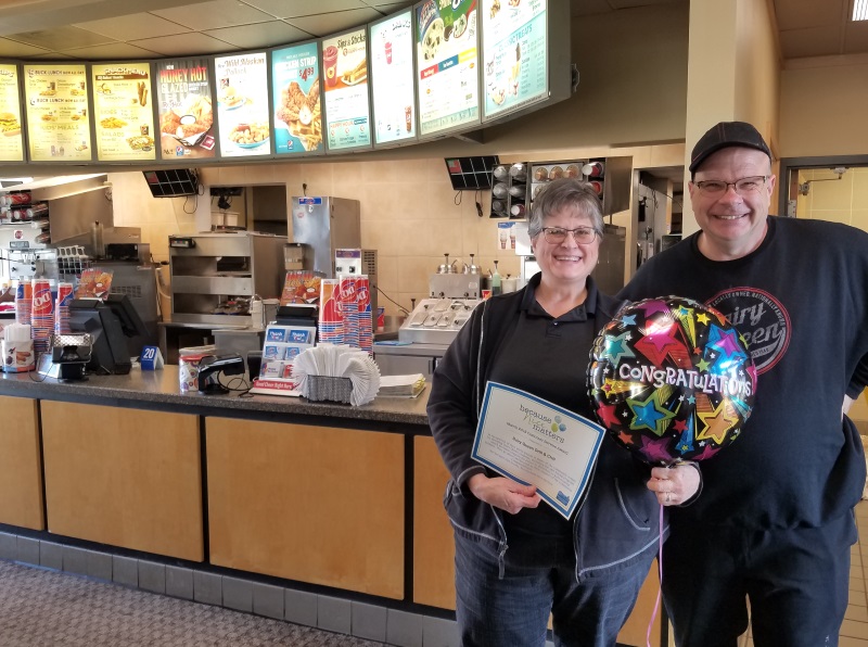 DQ Grill & Chill Because Nice Matters Award