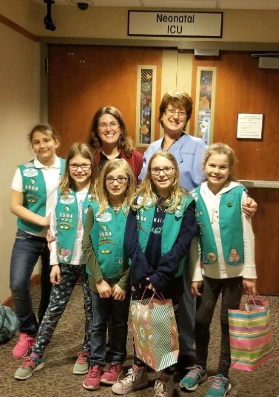 Five Earn Prestigious Girl Scout Bronze Award