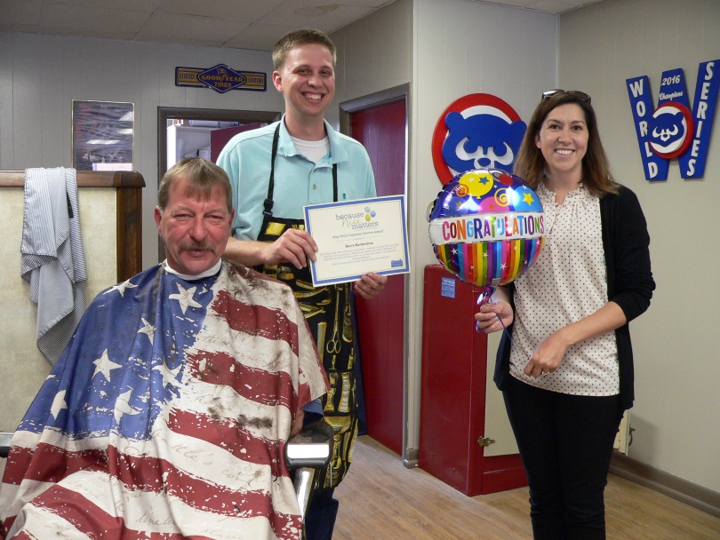 Ben Witt Receives Because Nice Matters Award