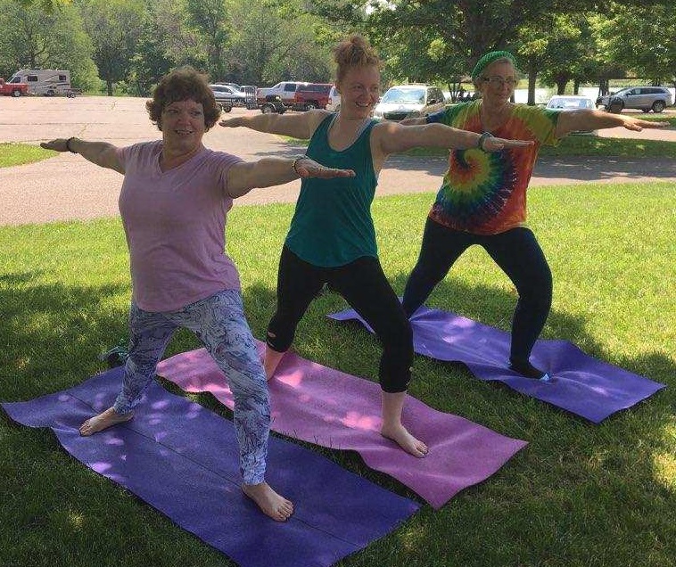 Saturday’s “Yoga in the Park”