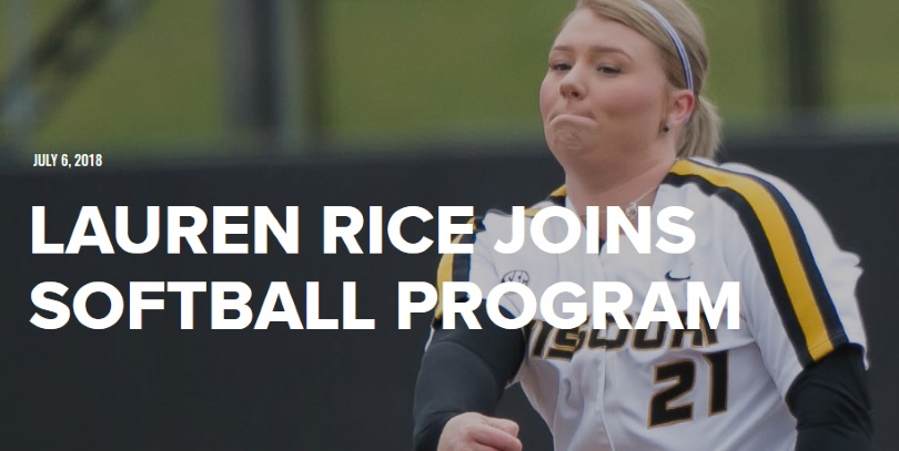 Lauren Rice Heads to the Big Ten