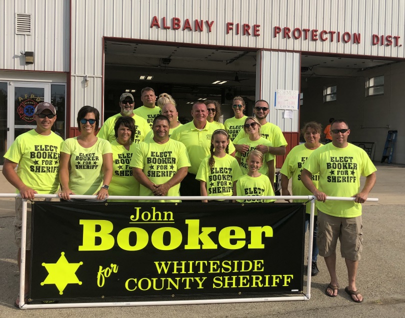 Booker for Sheriff Walks in Parade and Receives Endorsements