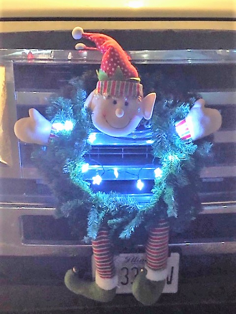 Resthave Elf Van Was Prepared for Christmas Parade