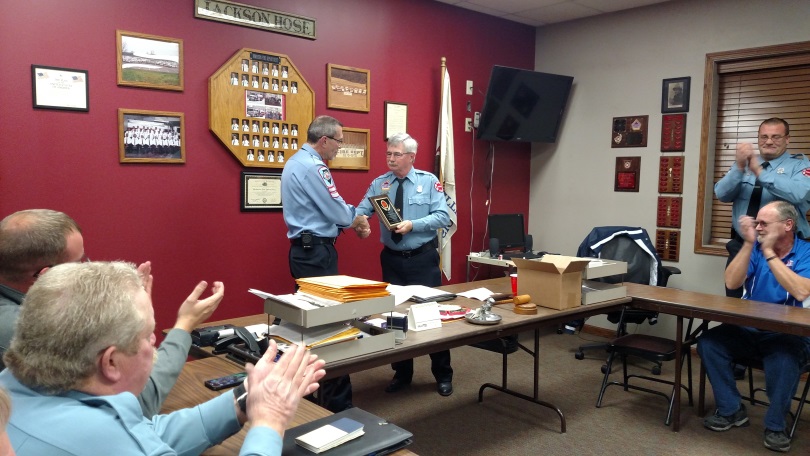 Morrison Fireman Dave Brandon, Jr. Retires