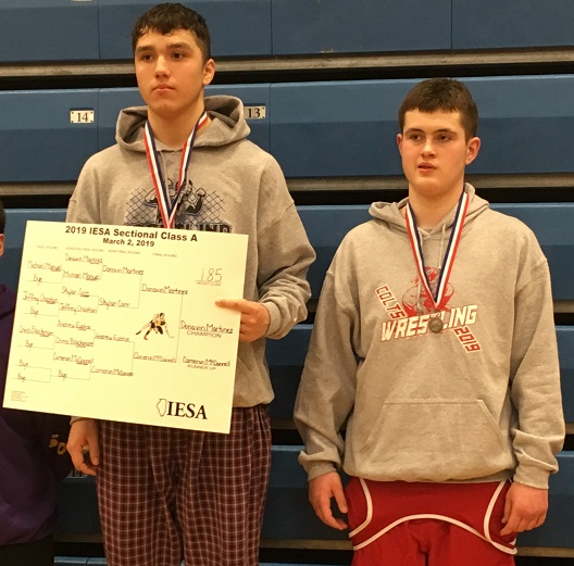 McDonnell and Pruis Qualify for State Wrestling Tournament