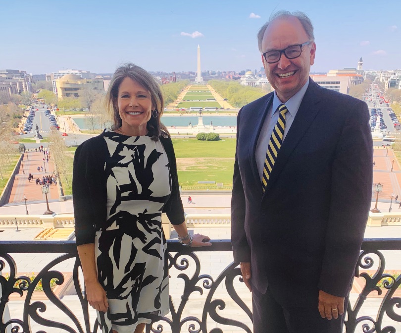 Bustos and Steve Bahls Meet NATO General Secretary
