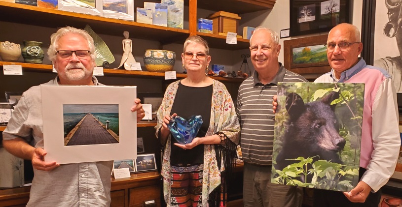 Glass Designer and Two Photographers at The Loft on Main