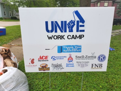 Unite Work Camp Paints Three Homes