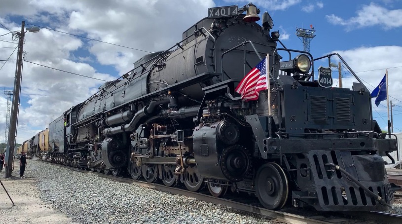 Big Boy on the Rails for Transcontinental Railroad Anniversary